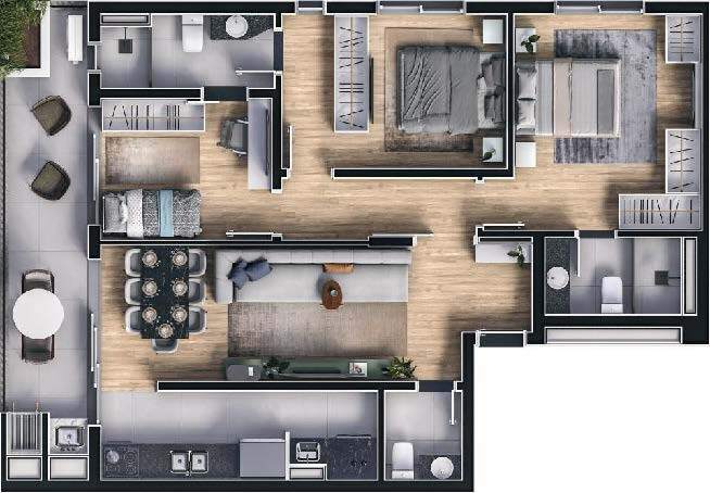 Apartamento à venda com 3 quartos, 90m² - Foto 20