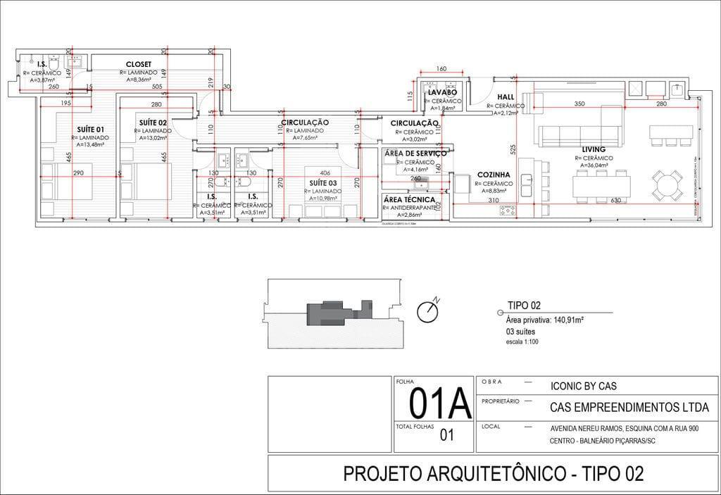 Apartamento à venda com 3 quartos, 140m² - Foto 26