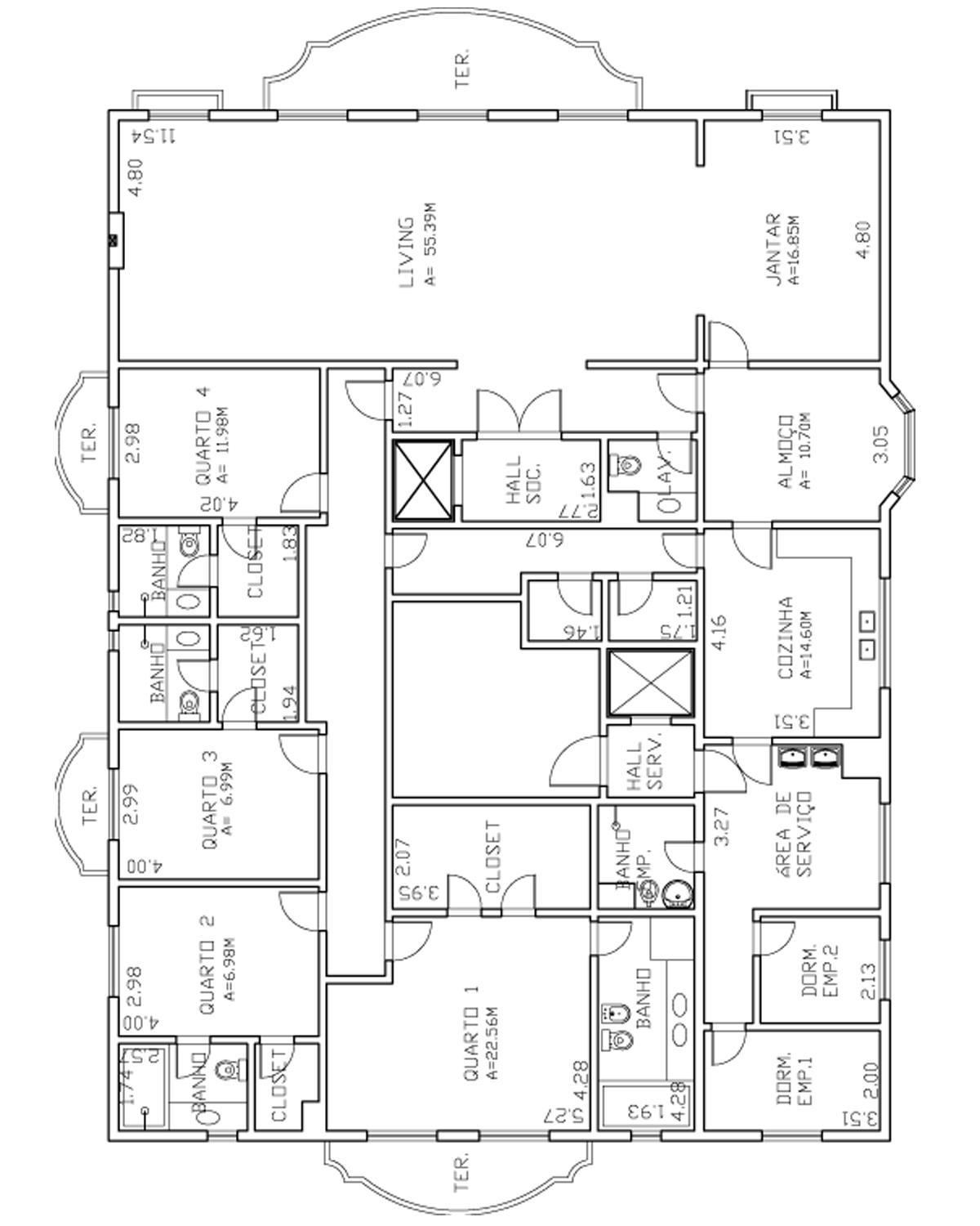 Apartamento à venda com 4 quartos, 340m² - Foto 6