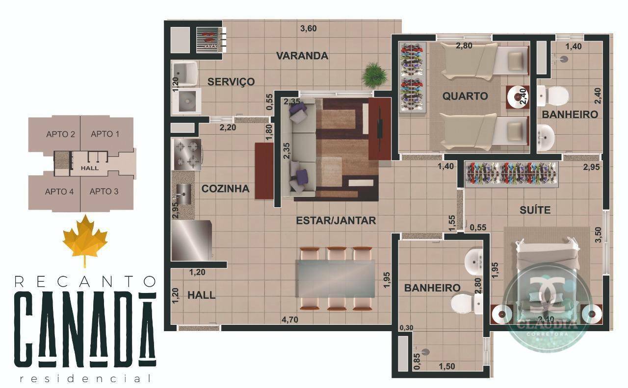 Apartamento à venda com 2 quartos, 89m² - Foto 15