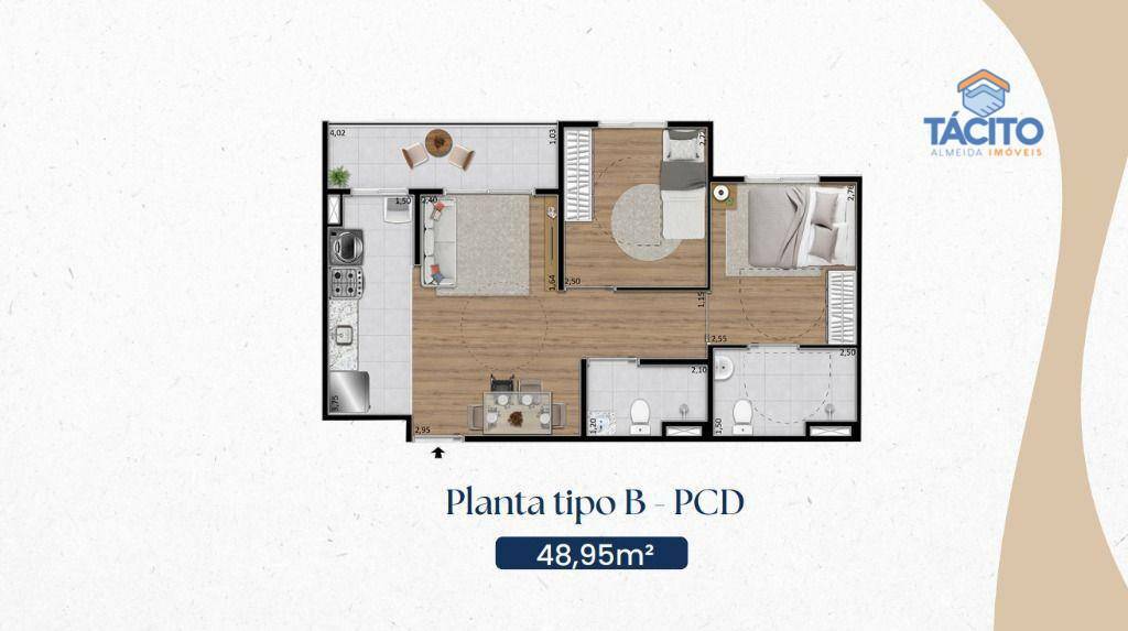 Apartamento à venda com 2 quartos, 49m² - Foto 17