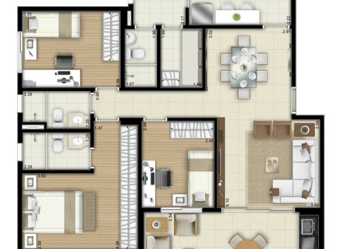 Apartamento à venda com 3 quartos, 72m² - Foto 15