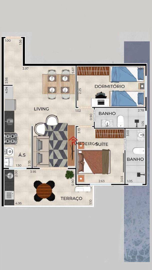 Apartamento à venda com 2 quartos, 63m² - Foto 17