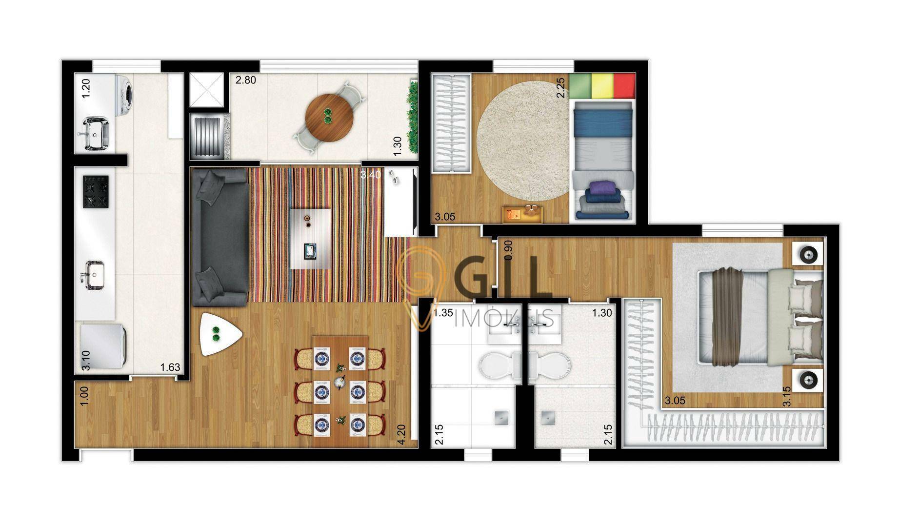 Apartamento à venda com 2 quartos, 52m² - Foto 33