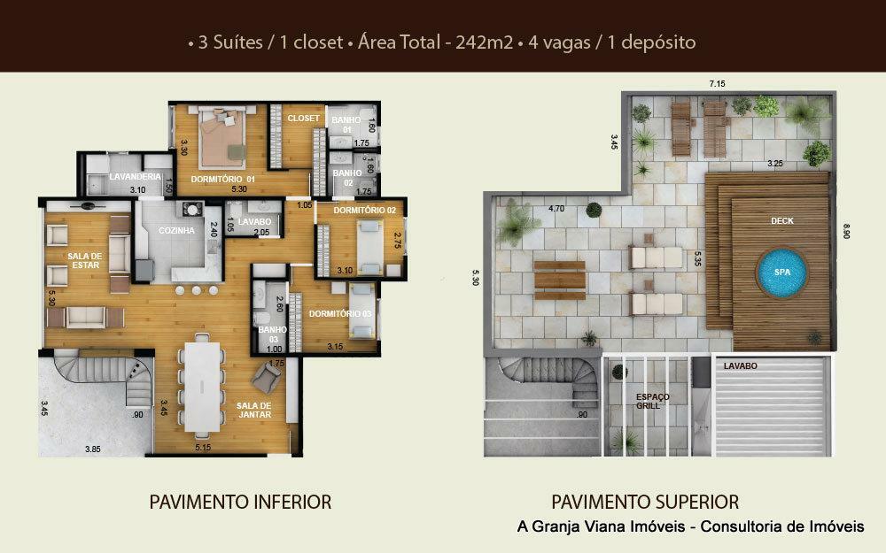 Apartamento à venda com 3 quartos, 242m² - Foto 64