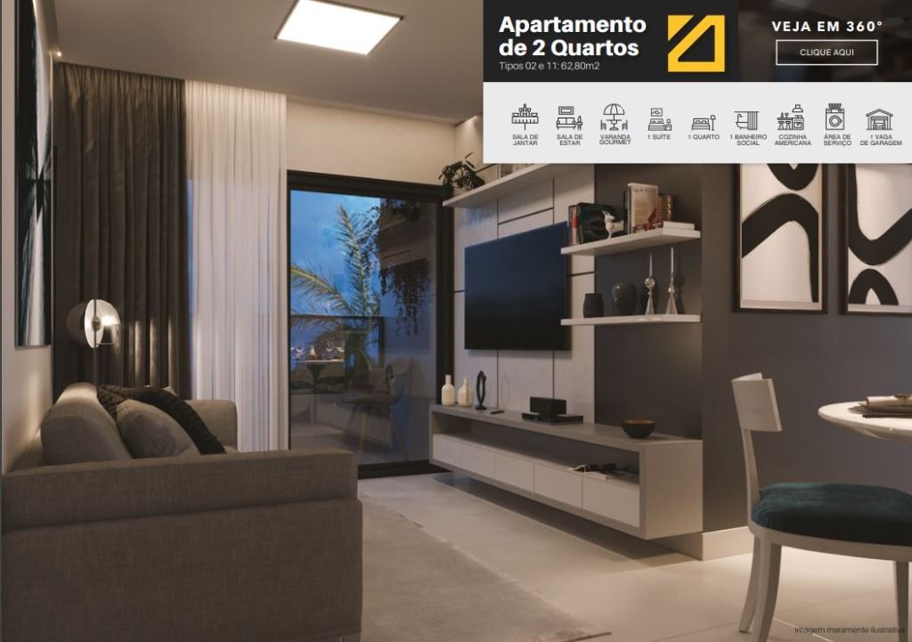 Apartamento à venda com 1 quarto, 26m² - Foto 4