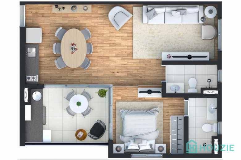 Apartamento à venda com 2 quartos, 53m² - Foto 11