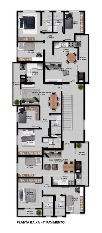 Apartamento à venda com 2 quartos, 54m² - Foto 13