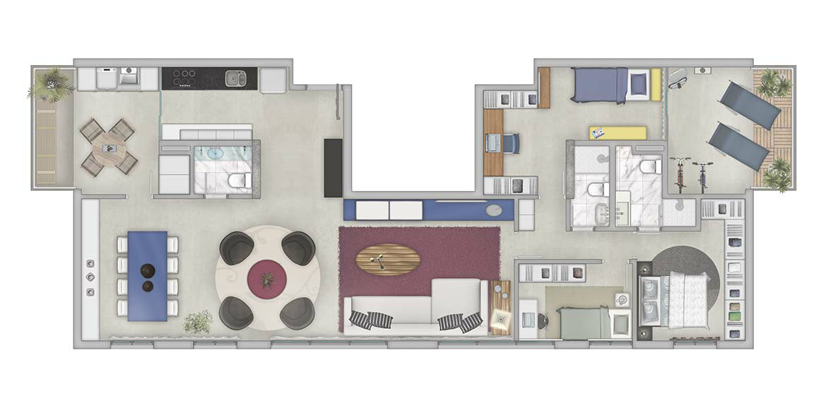 Apartamento à venda com 3 quartos, 231m² - Foto 15