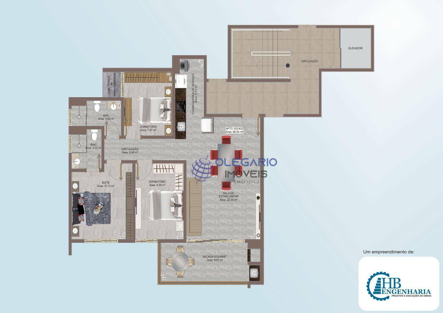 Apartamento à venda com 2 quartos, 85m² - Foto 25