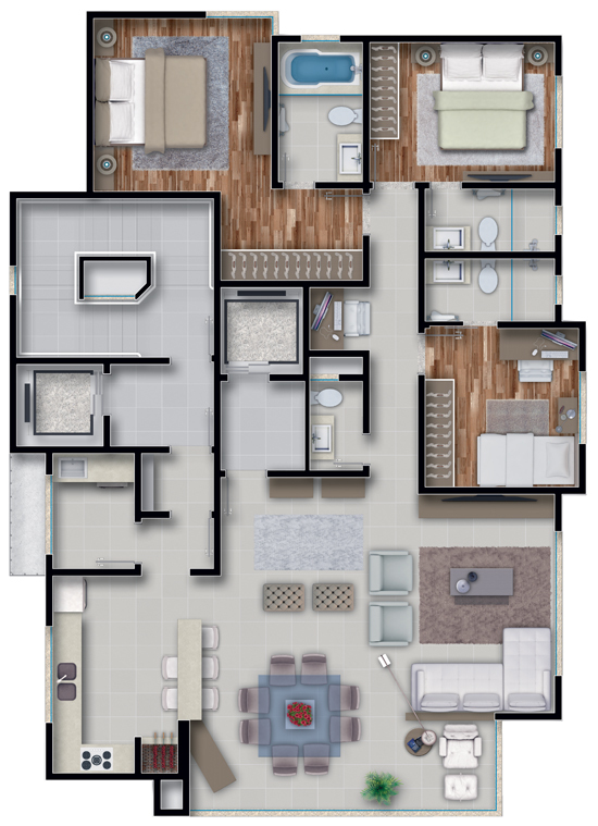 Apartamento à venda com 3 quartos, 145m² - Foto 34