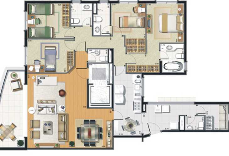 Apartamento à venda com 4 quartos, 142m² - Foto 3