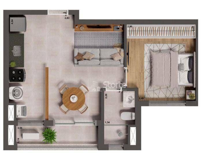 Apartamento à venda com 2 quartos, 68m² - Foto 20