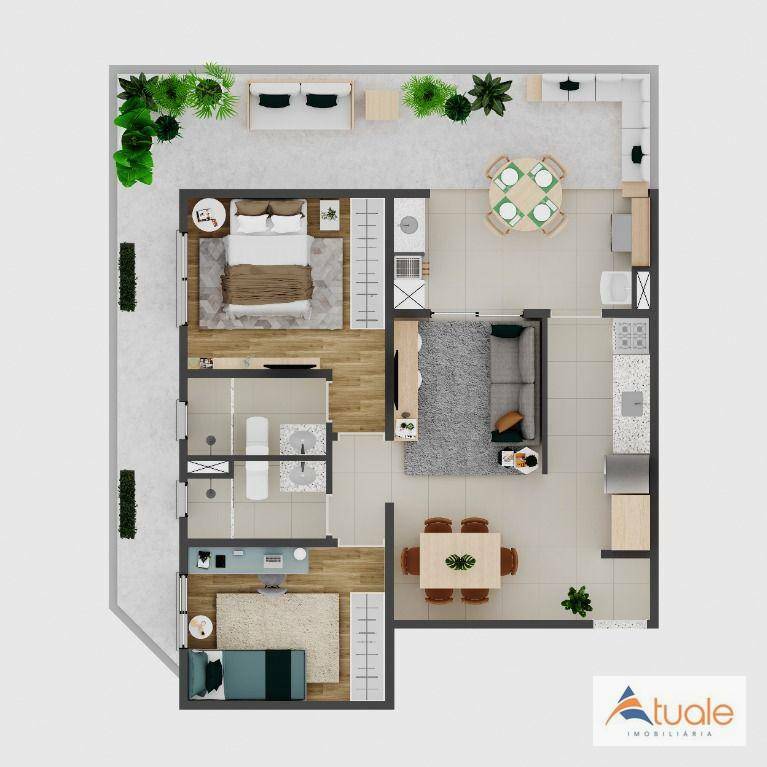 Apartamento à venda com 2 quartos, 62m² - Foto 18