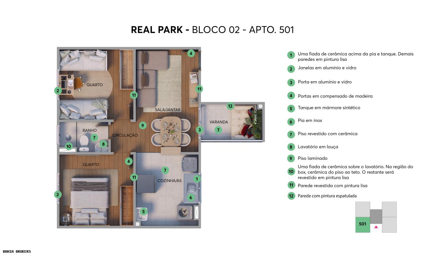 Apartamento à venda com 2 quartos, 41m² - Foto 13