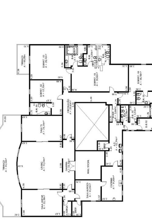 Apartamento à venda com 4 quartos, 733m² - Foto 2