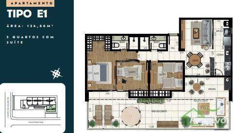 Apartamento à venda com 3 quartos, 124m² - Foto 14