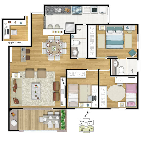 Apartamento à venda com 3 quartos, 88m² - Foto 12