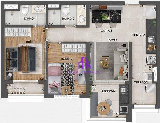 Apartamento à venda com 1 quarto, 30m² - Foto 35