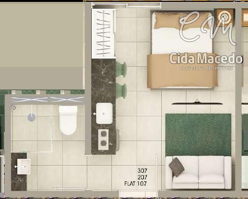 Apartamento à venda com 1 quarto, 28m² - Foto 19