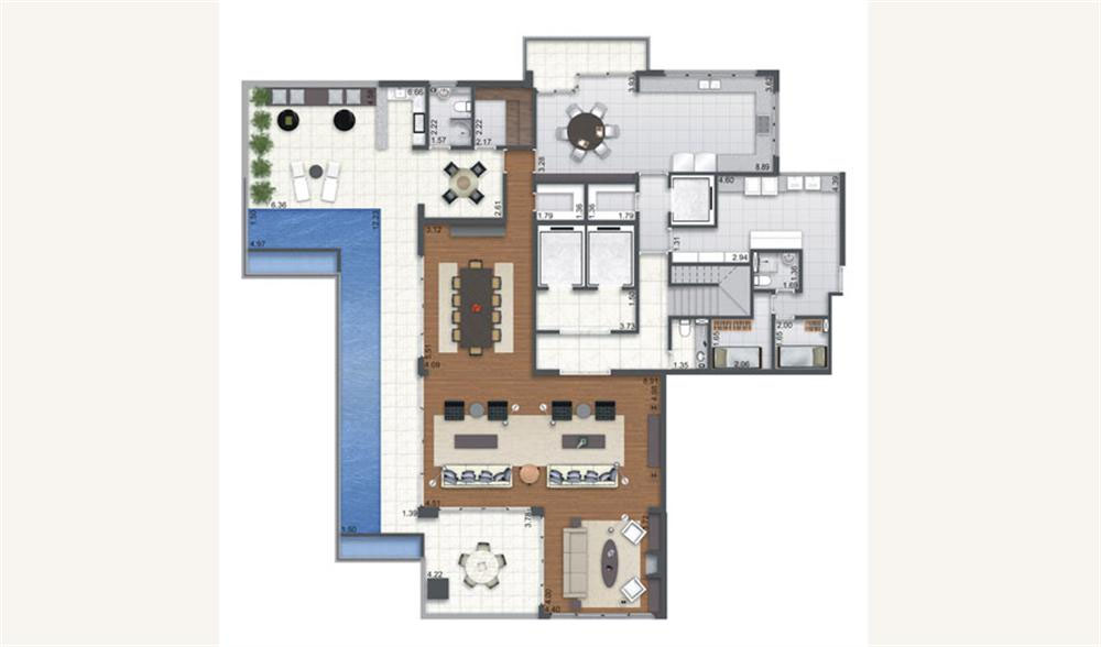 Apartamento à venda com 4 quartos, 332m² - Foto 11