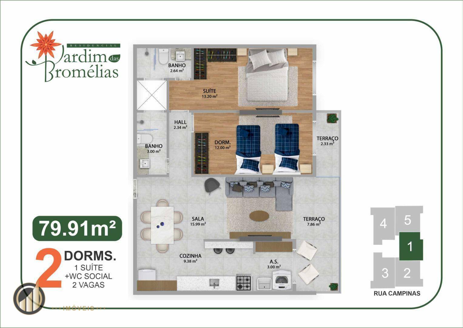 Apartamento à venda com 2 quartos, 79m² - Foto 16