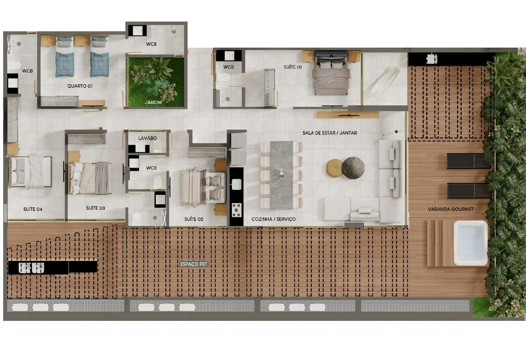 Apartamento à venda com 3 quartos, 6504m² - Foto 42