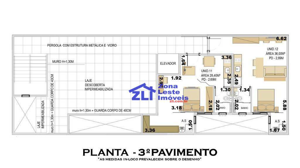 Kitnet e Studio à venda com 1 quarto, 36m² - Foto 12