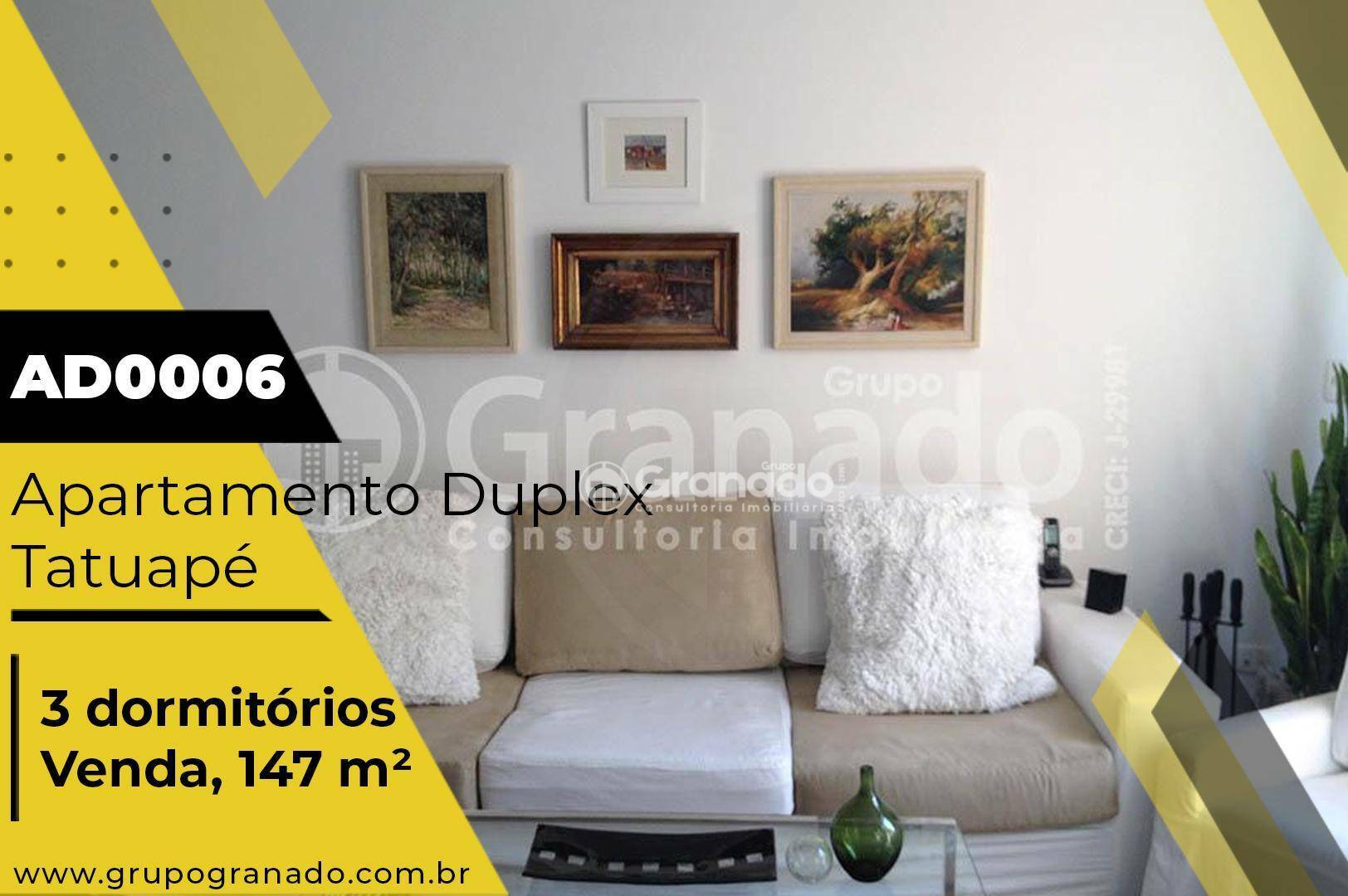 Apartamento à venda com 3 quartos, 147m² - Foto 1