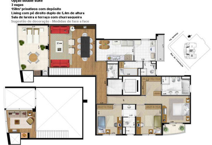 Apartamento à venda com 3 quartos, 151m² - Foto 5