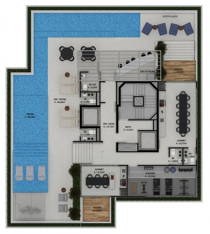 Apartamento à venda com 4 quartos, 98m² - Foto 22