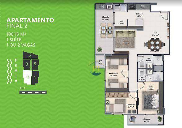 Apartamento à venda com 2 quartos, 84m² - Foto 29