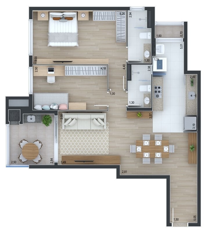 Apartamento à venda com 2 quartos, 9076m² - Foto 16