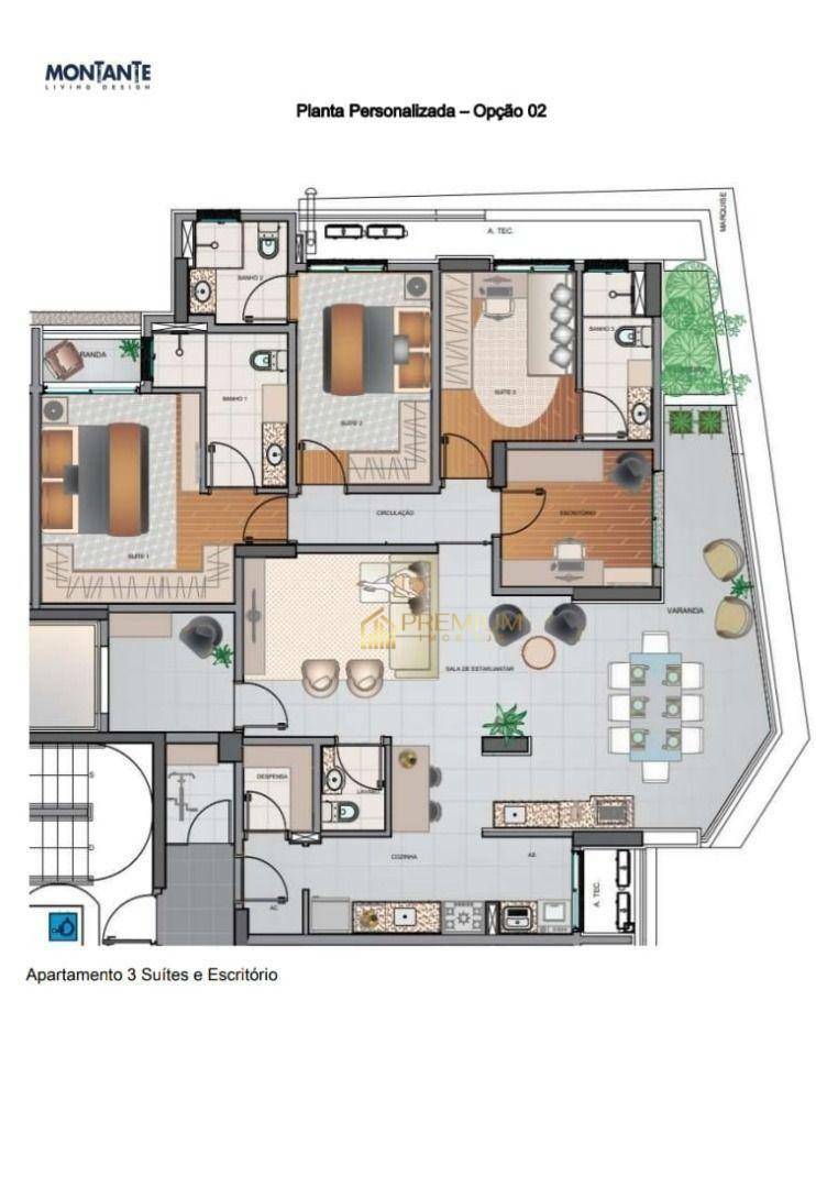 Apartamento à venda com 3 quartos, 142m² - Foto 8