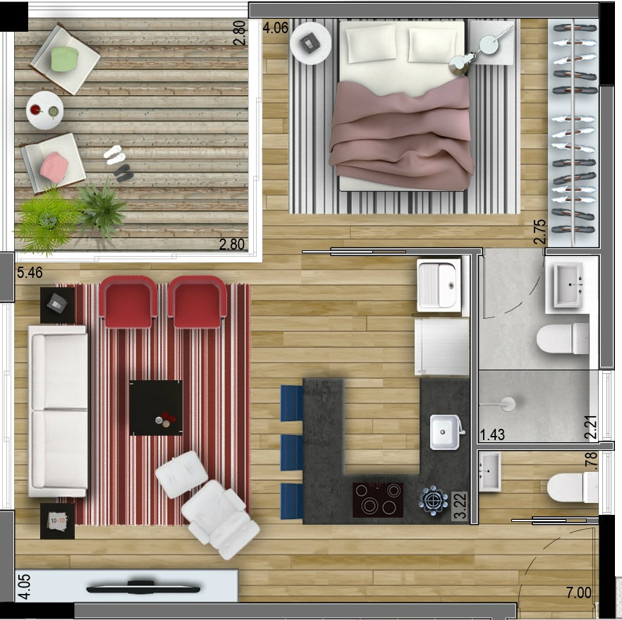 Apartamento à venda com 2 quartos, 109m² - Foto 4