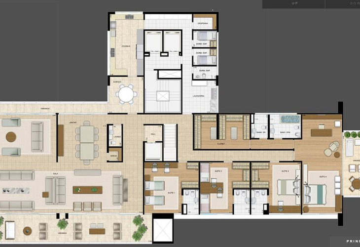 Apartamento à venda com 4 quartos, 320m² - Foto 19