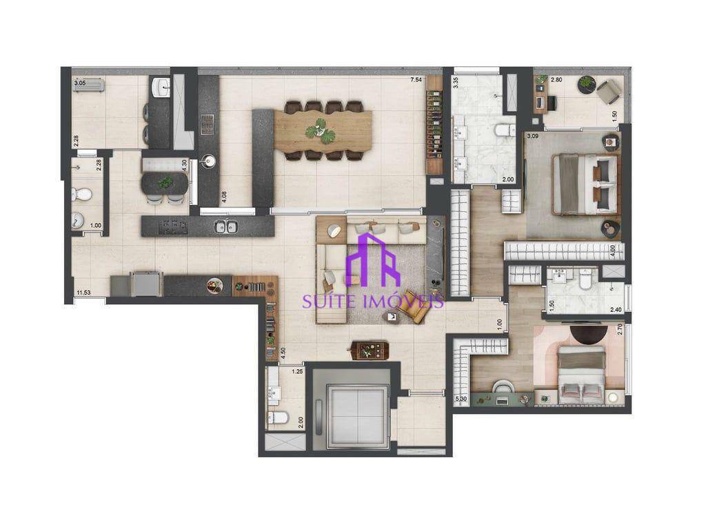 Apartamento à venda com 4 quartos, 240m² - Foto 31