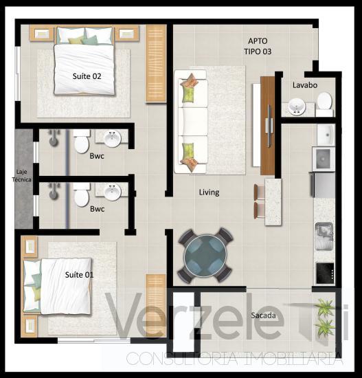 Apartamento à venda com 1 quarto, 37m² - Foto 20