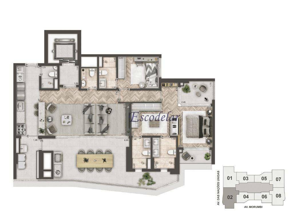 Apartamento à venda com 3 quartos, 141m² - Foto 20