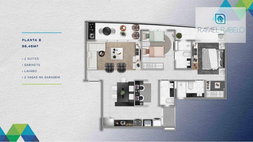 Apartamento à venda com 3 quartos, 87m² - Foto 32