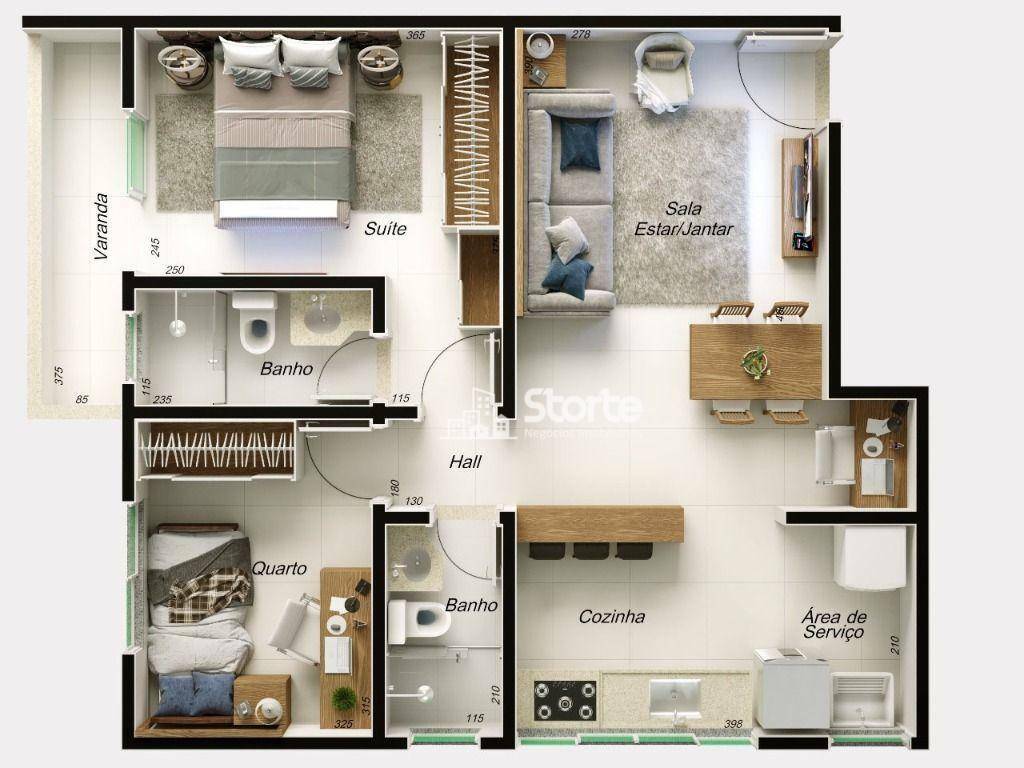 Apartamento à venda com 2 quartos, 50m² - Foto 16