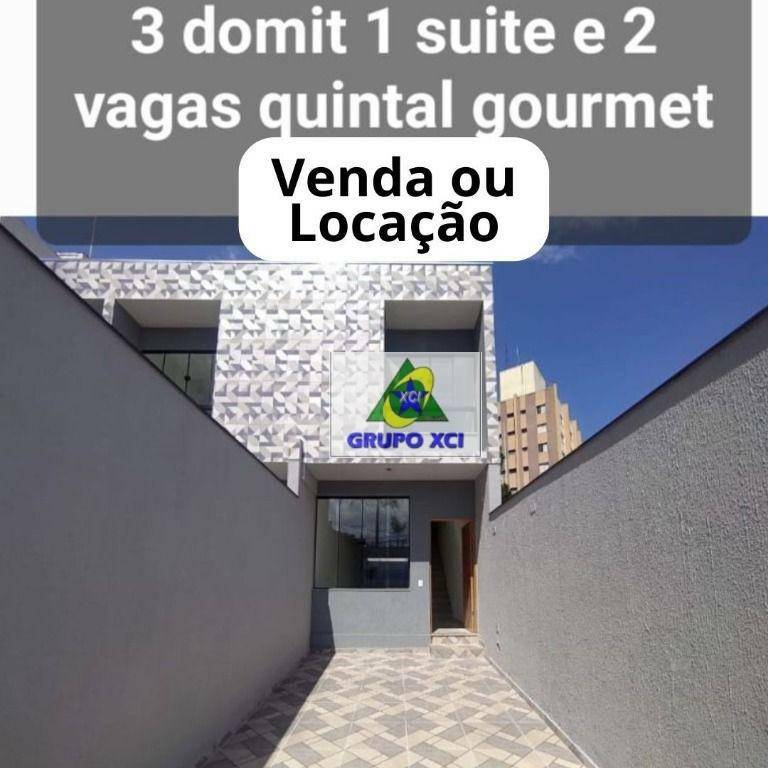 Casa à venda e aluguel com 3 quartos, 126m² - Foto 1