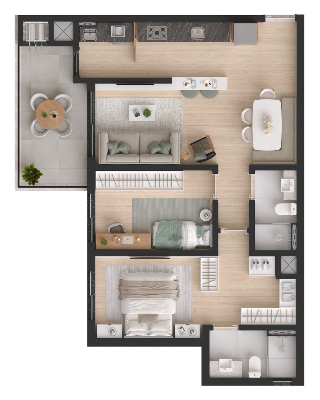 Apartamento à venda com 3 quartos, 98m² - Foto 26