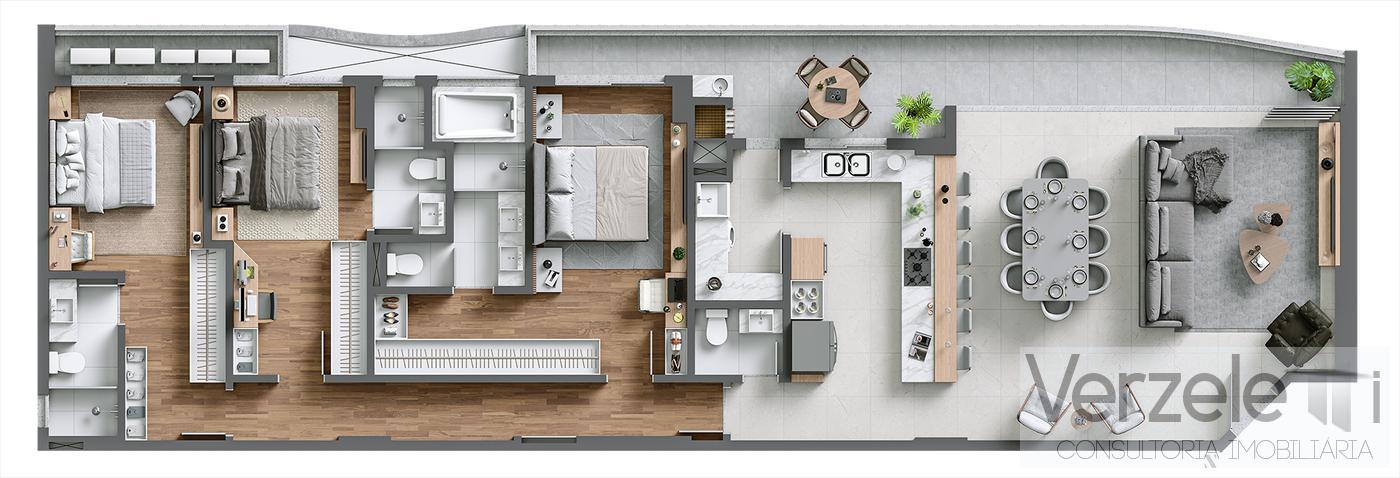 Apartamento à venda com 4 quartos, 210m² - Foto 15