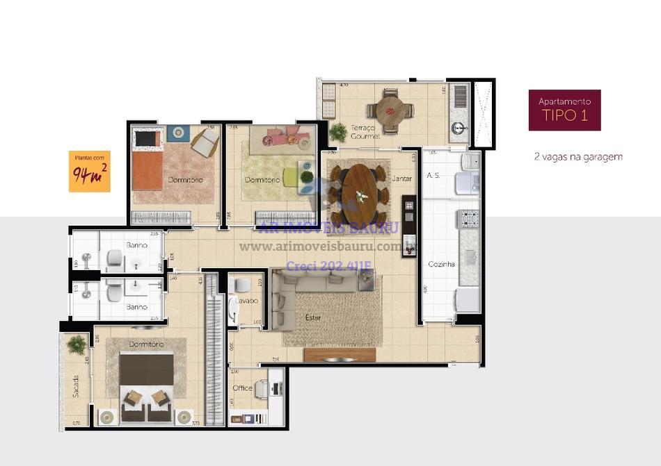 Apartamento à venda com 3 quartos, 94m² - Foto 18