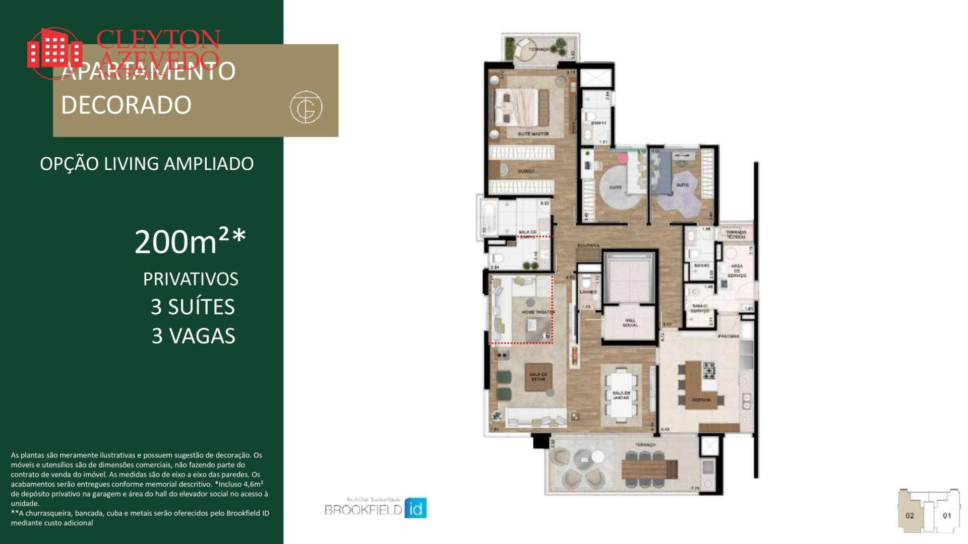 Apartamento à venda com 4 quartos, 200m² - Foto 49