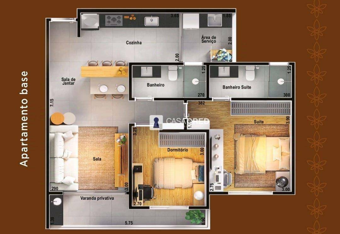 Apartamento à venda com 2 quartos, 300m² - Foto 13