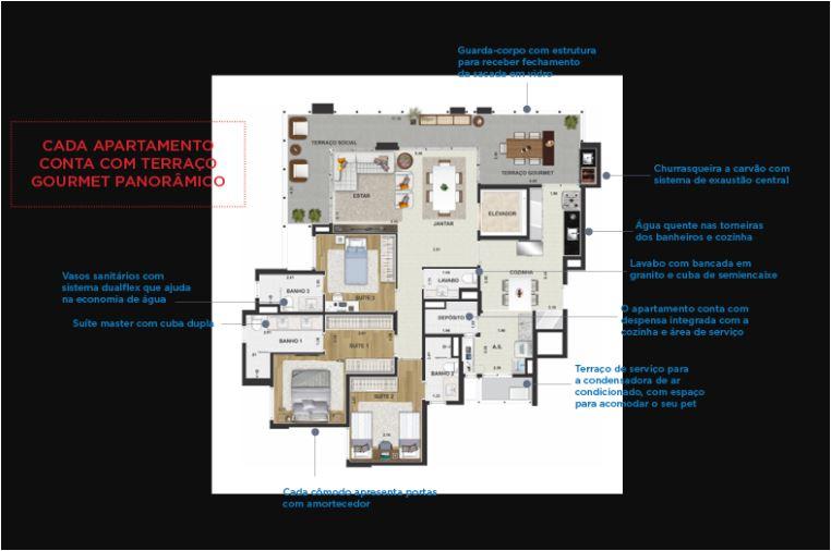 Cobertura à venda com 3 quartos, 239m² - Foto 9