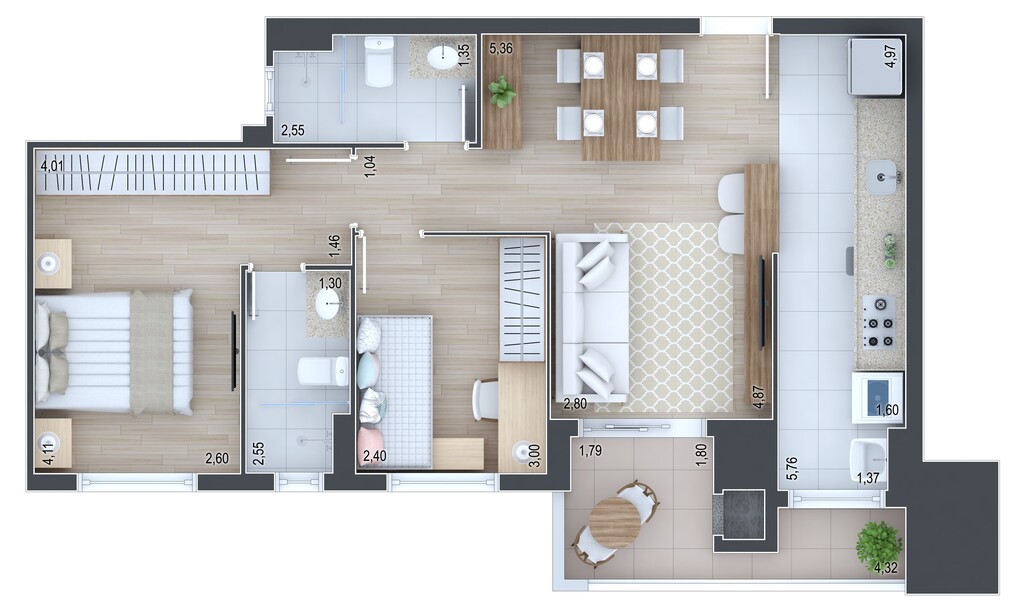 Apartamento à venda com 2 quartos, 70m² - Foto 31