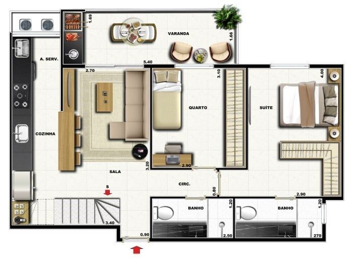 Apartamento à venda com 3 quartos, 82m² - Foto 25